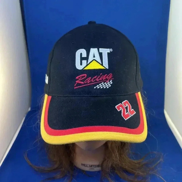 CAT Racing Hat - Ward Burton #22 NASCAR Cap - Picture 1 of 5